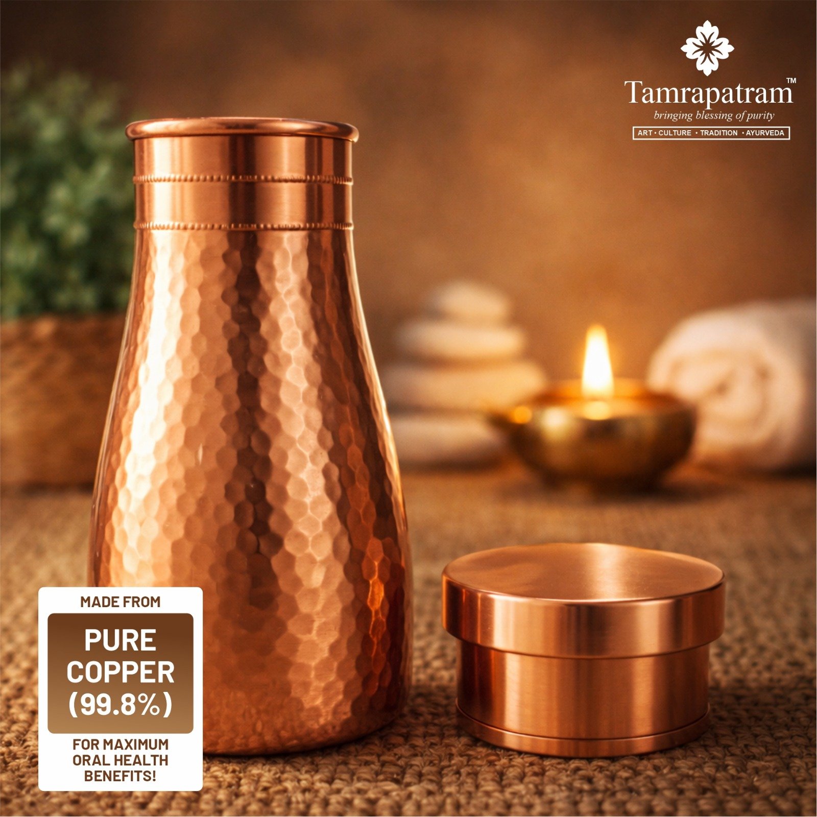 Copper Desk Jar